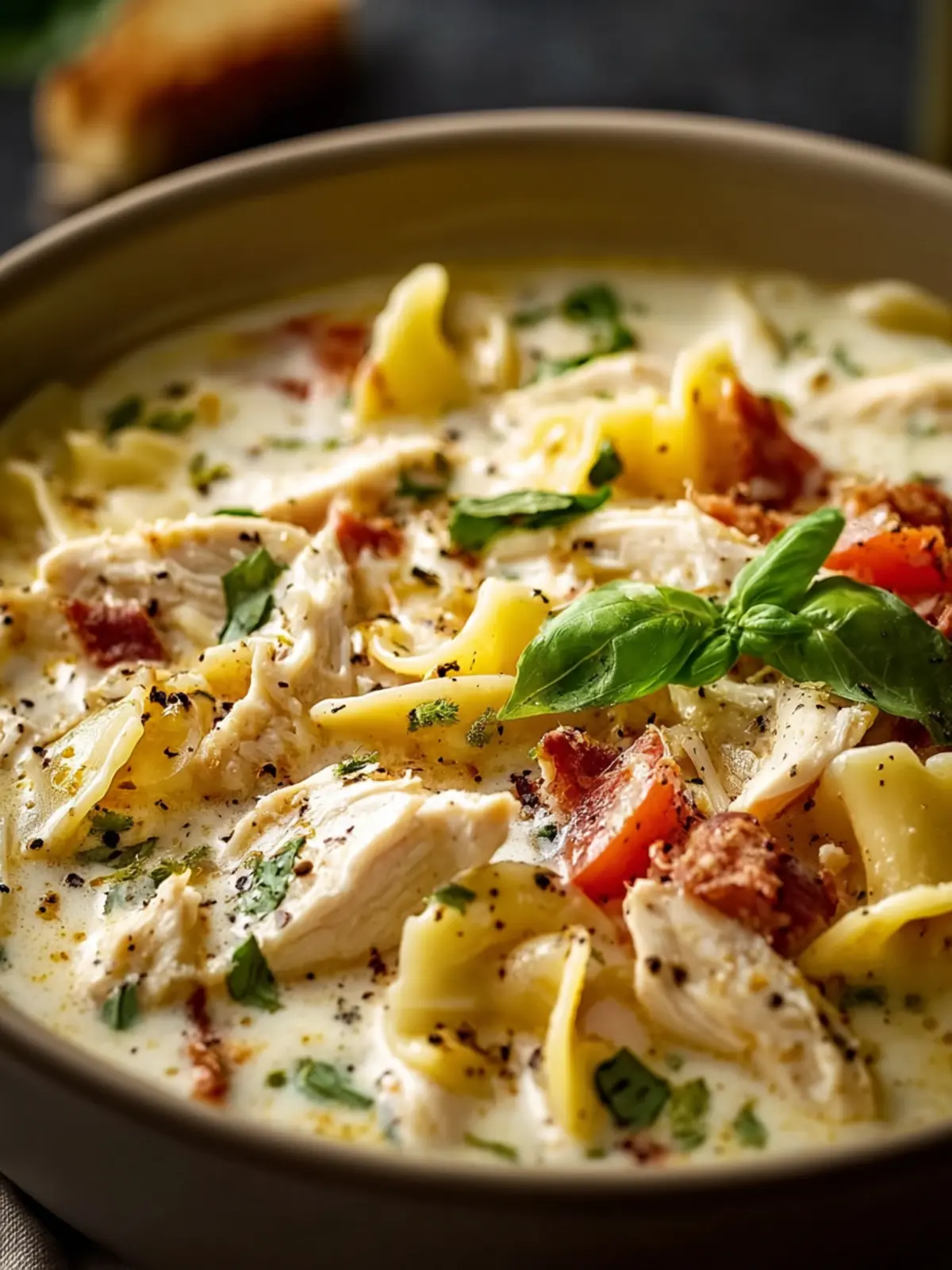 Creamy White Chicken Lasagna Soup Recipe for Cozy Nights First Image
