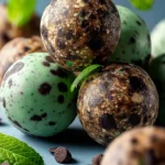 Delicious Mint Chocolate Chip Protein Balls Recipe for Energy! First Image