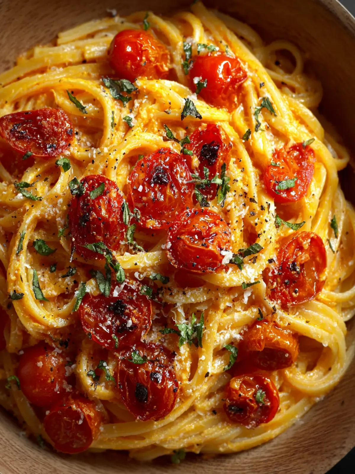 Creamy Roasted Tomato Pasta – Bursting with Italian Flavors! First Image