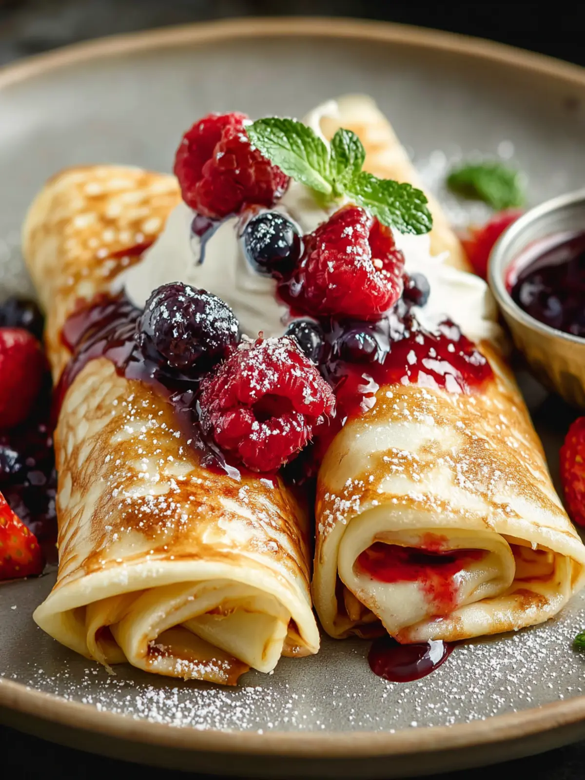 Irresistible Blintzes: A Magical Creamy Delight First Image
