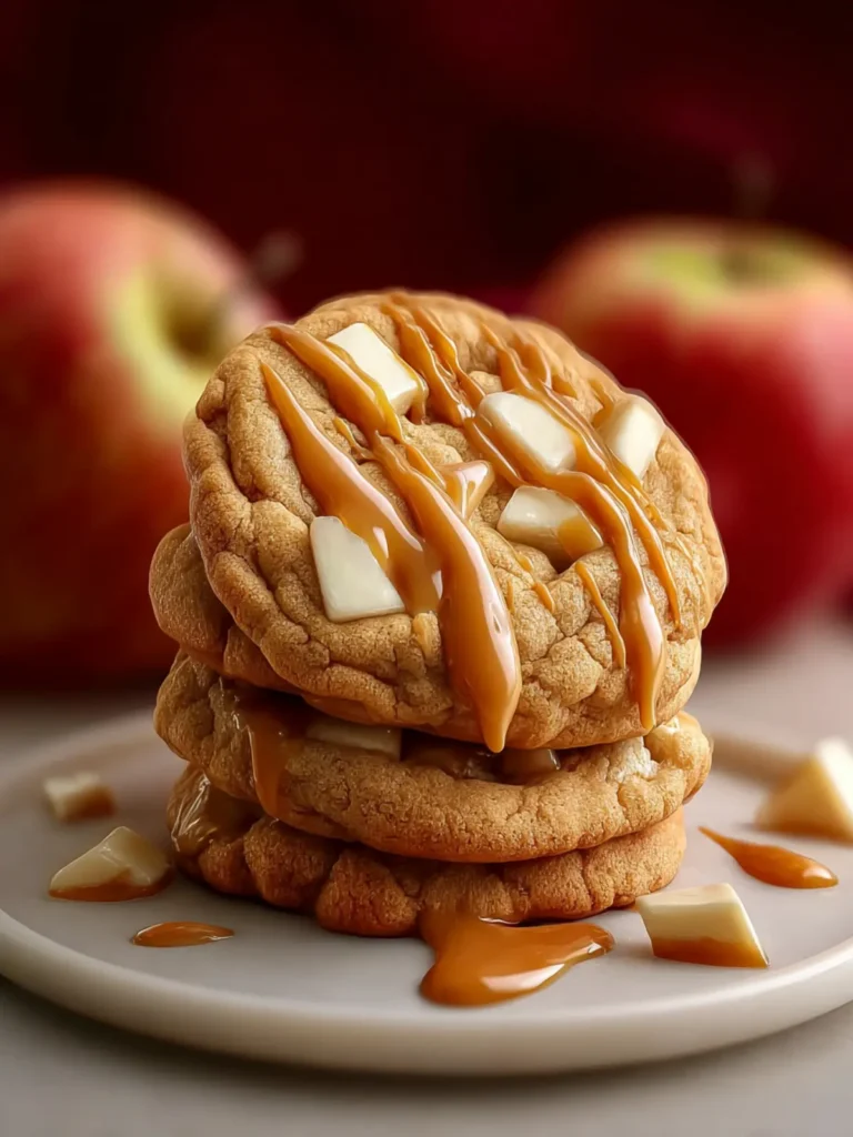 Easy Caramel Apple Cookies First Image