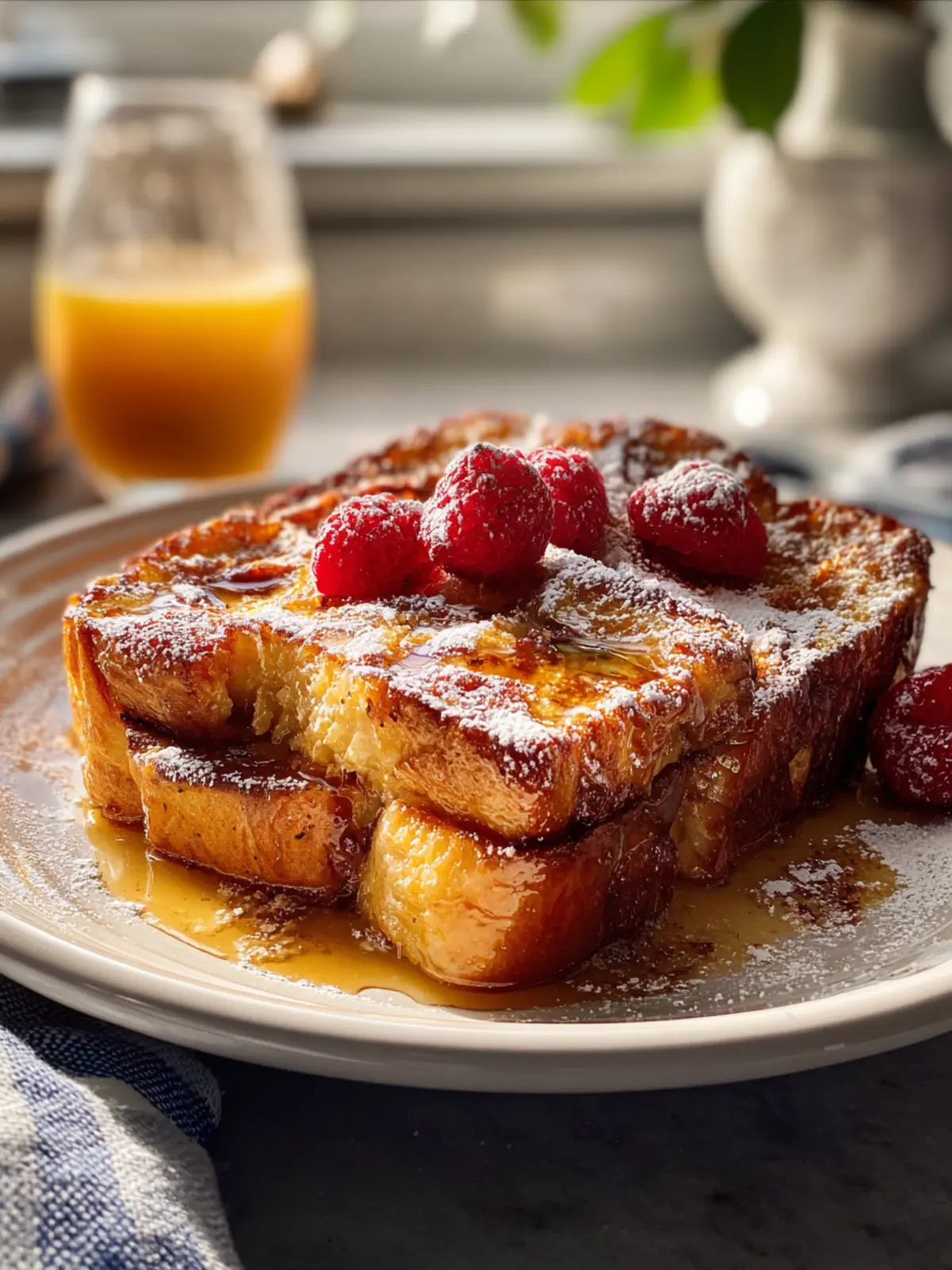 Irresistible Overnight Baked French Toast Recipe First Image