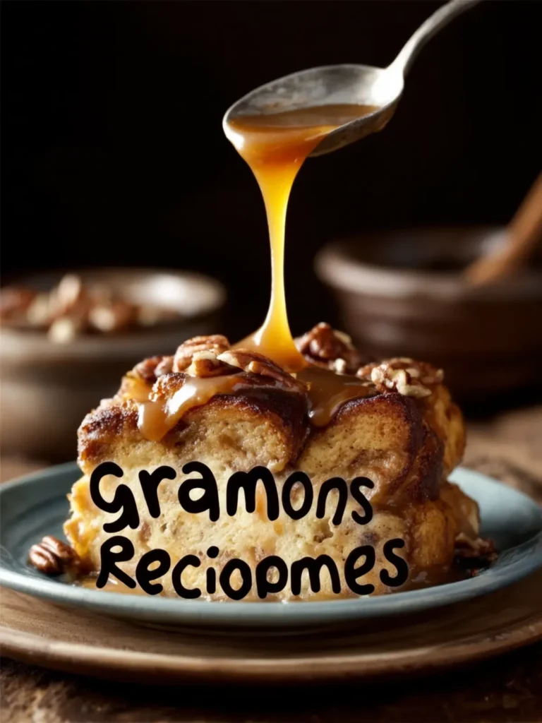 Easy Pecan Pie Bread Pudding With Salted Caramel Sauce: An Amazing Ultimate Recipe First Image