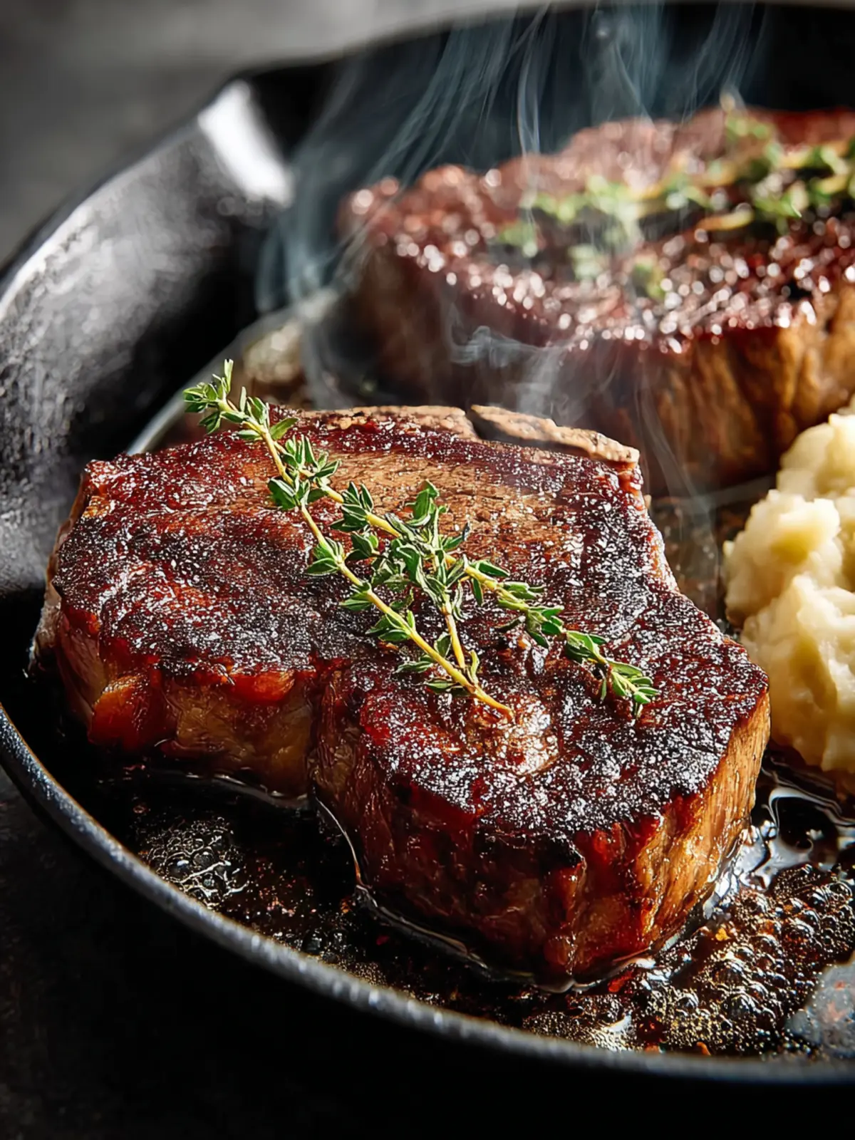 Sizzling Stovetop Steak: Juicy Perfection in Minutes First Image