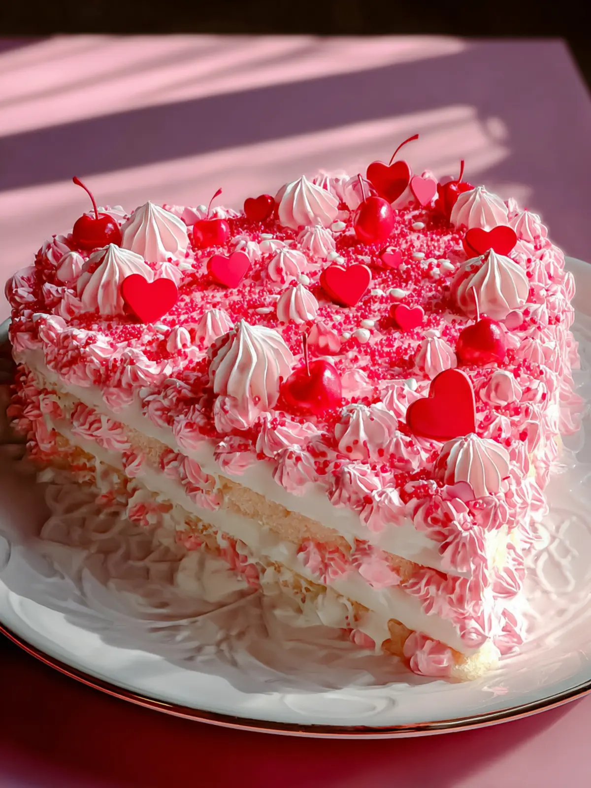 Indulge in the Best Valentine Cake Recipe for Love First Image