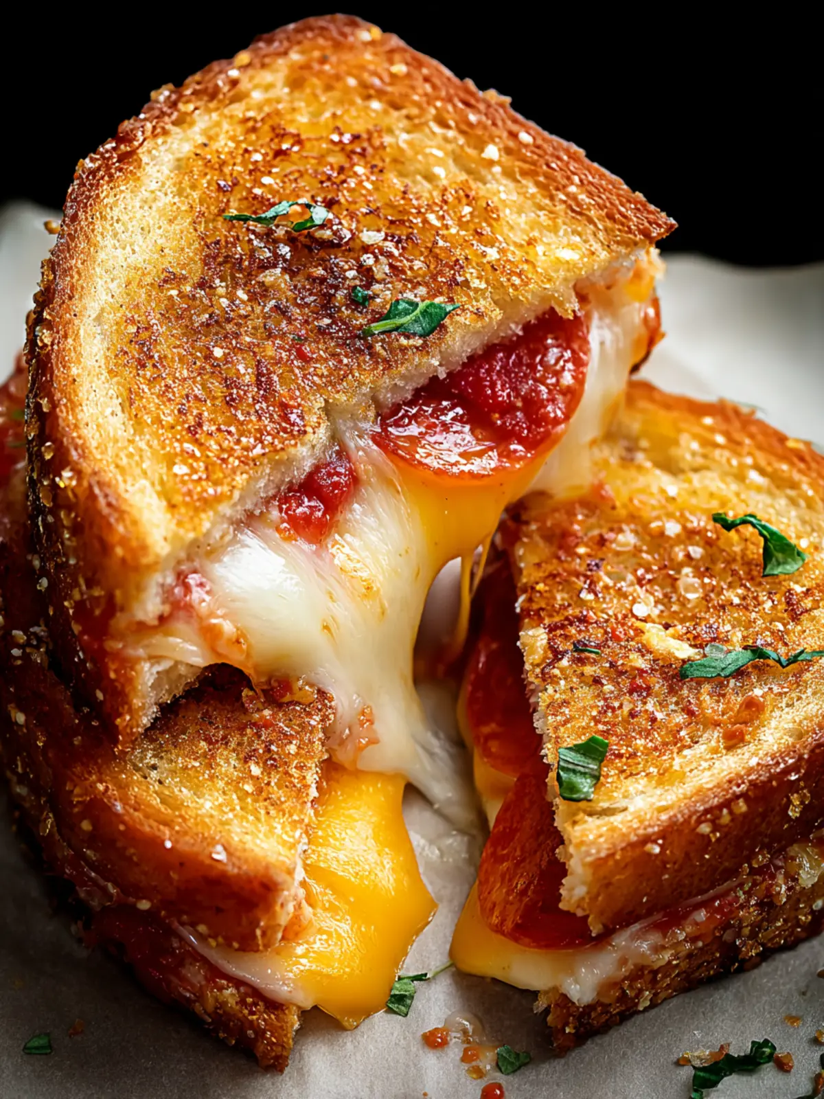 Irresistible Pizza Grilled Cheese: A Cheesy Delight First Image