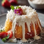 Indulge in White Chocolate Coconut Bundt Cake Bliss First Image