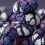 Blueberry Crinkle Cookies First Image