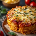 Irresistible Baked Spaghetti Pie Recipe for Family Gatherings First Image