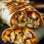 Cheesy Garlic Chicken Wraps: Easy, Comforting Delight First Image