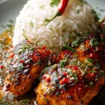 Spicy Maple Chicken with Coconut Rice – A Flavorful Delight First Image