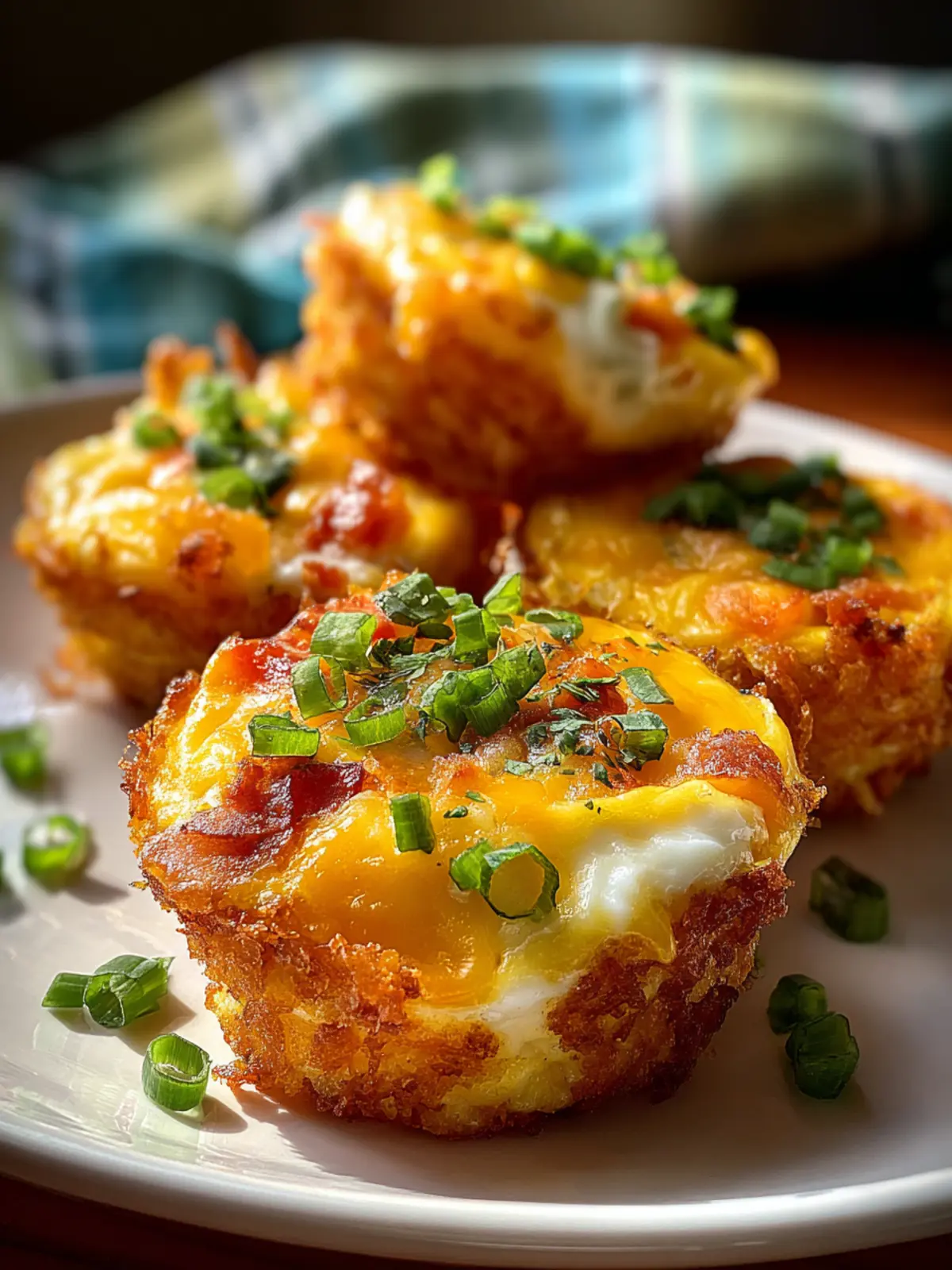 Irresistible Mini Breakfast Omelets with Tater Tot Crust First Image