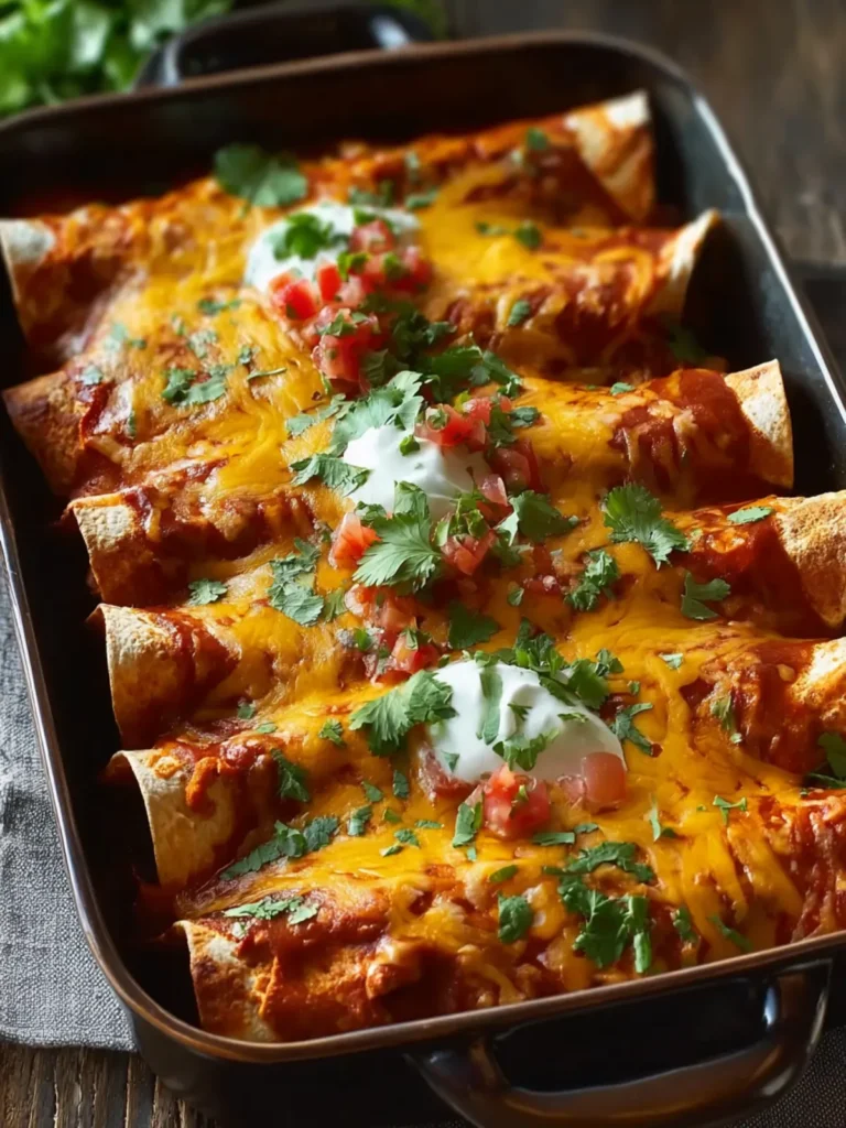 Better Than Takeout: Hearty Ground Turkey Black Bean Enchiladas First Image