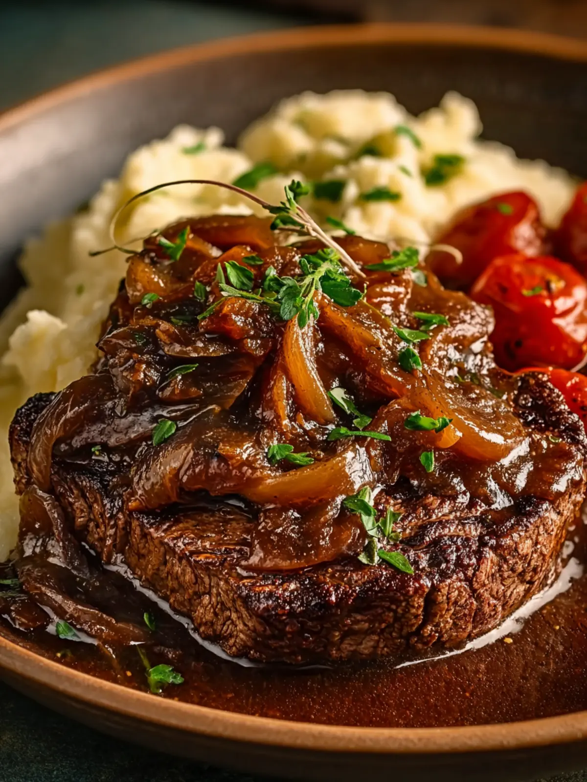Irresistible Smothered Round Steak Recipe for Comfort Food Lovers First Image