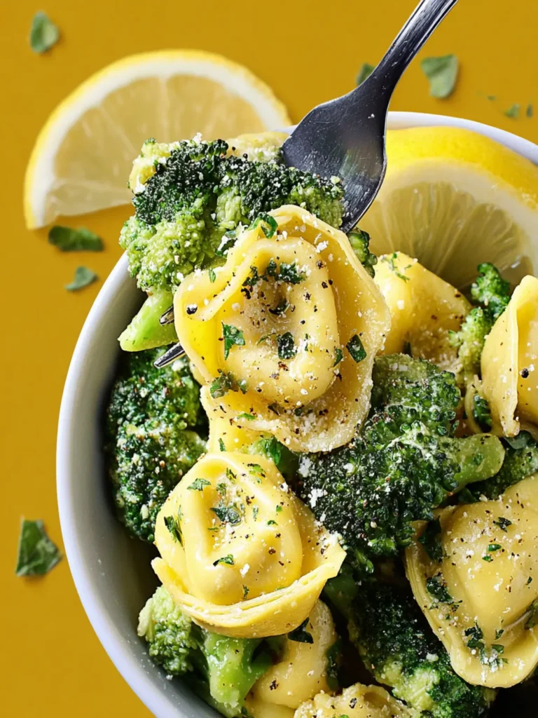 Brighten Your Day with Zesty Lemon Broccoli Tortellini First Image