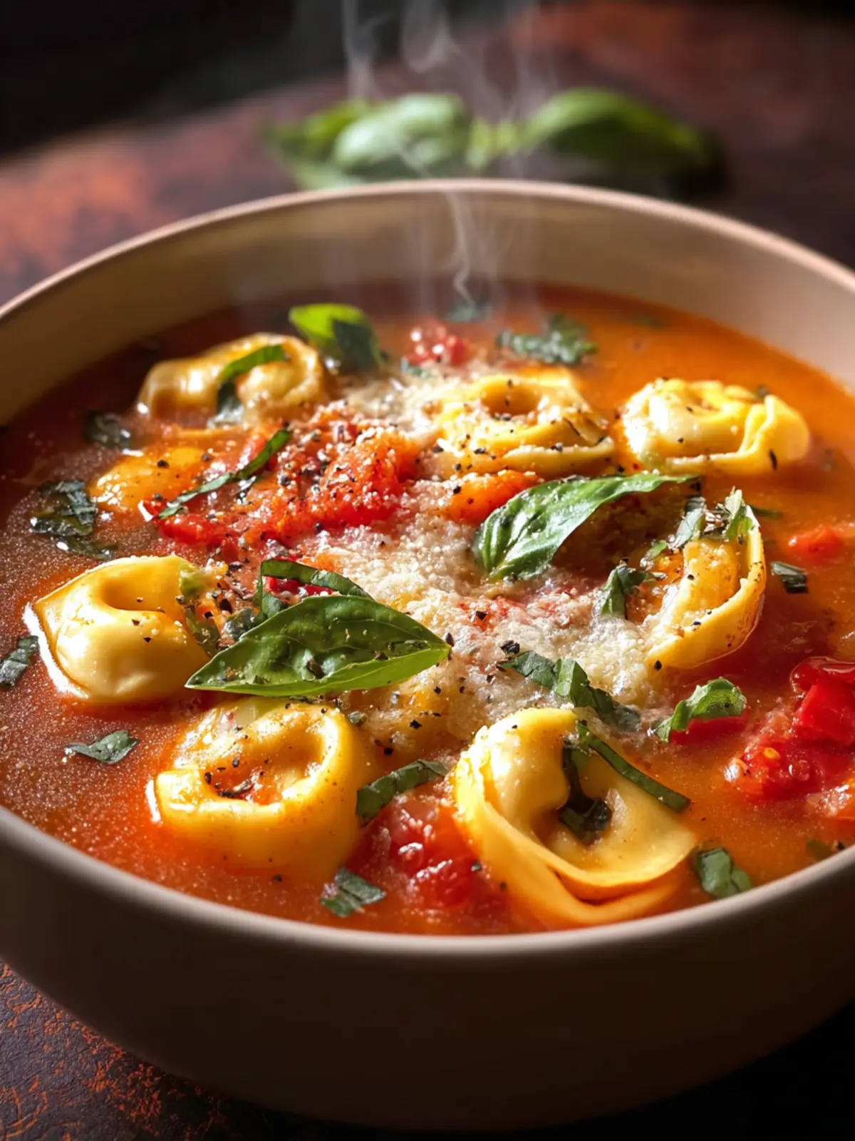Parmesan Tomato Tortellini Soup: 5 Minutes to Cozy Bliss First Image