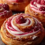 Sourdough Discard Raspberry Cream Cheese Danishes First Image