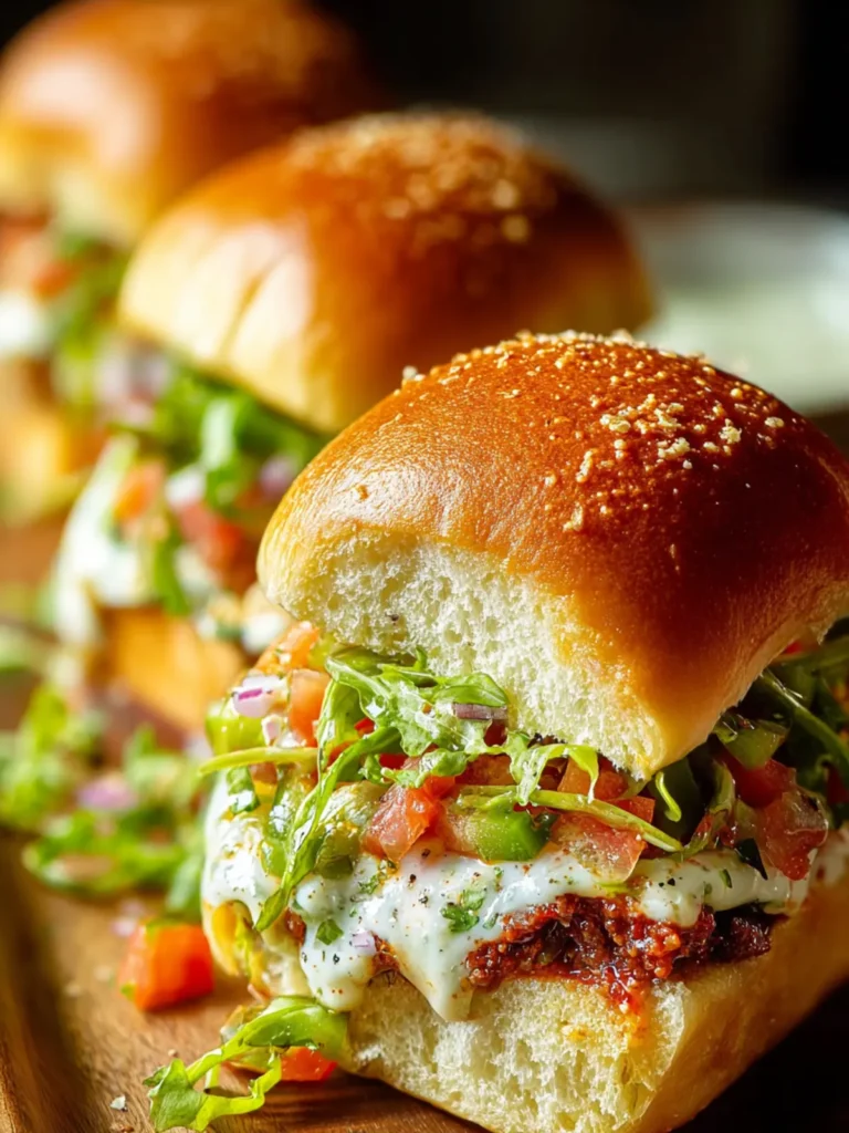 Game Day Delight: Super Bowl Italian Sliders Recipe First Image