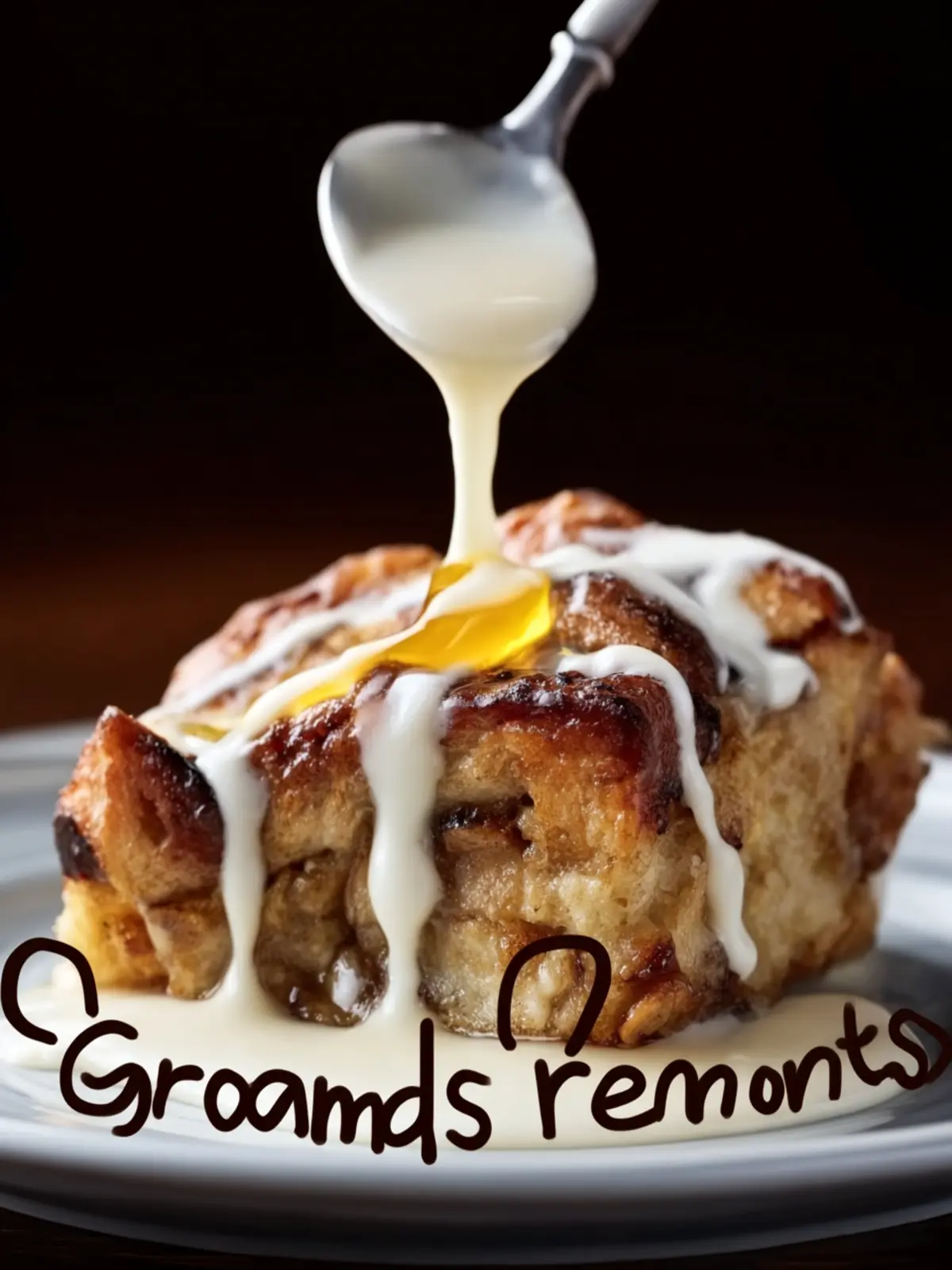 6-Ingredient Cinnamon Roll Bread Pudding with Vanilla Sauce: An Incredible Ultimate Recipe First Image