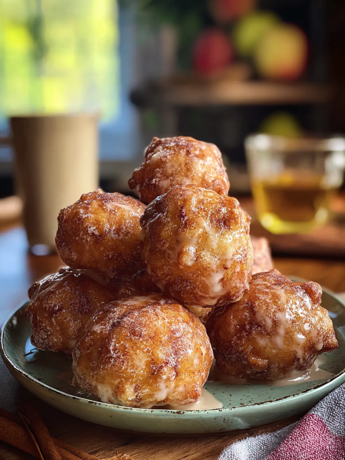 Irresistible Baked Apple Fritters: Cozy, Sweet Perfection