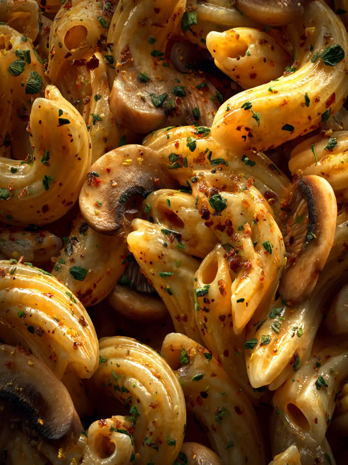 Cozy Mushroom Parmesan Pasta First Image