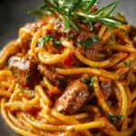 Irresistible Creamy Beef Pasta for Cozy Nights First Image