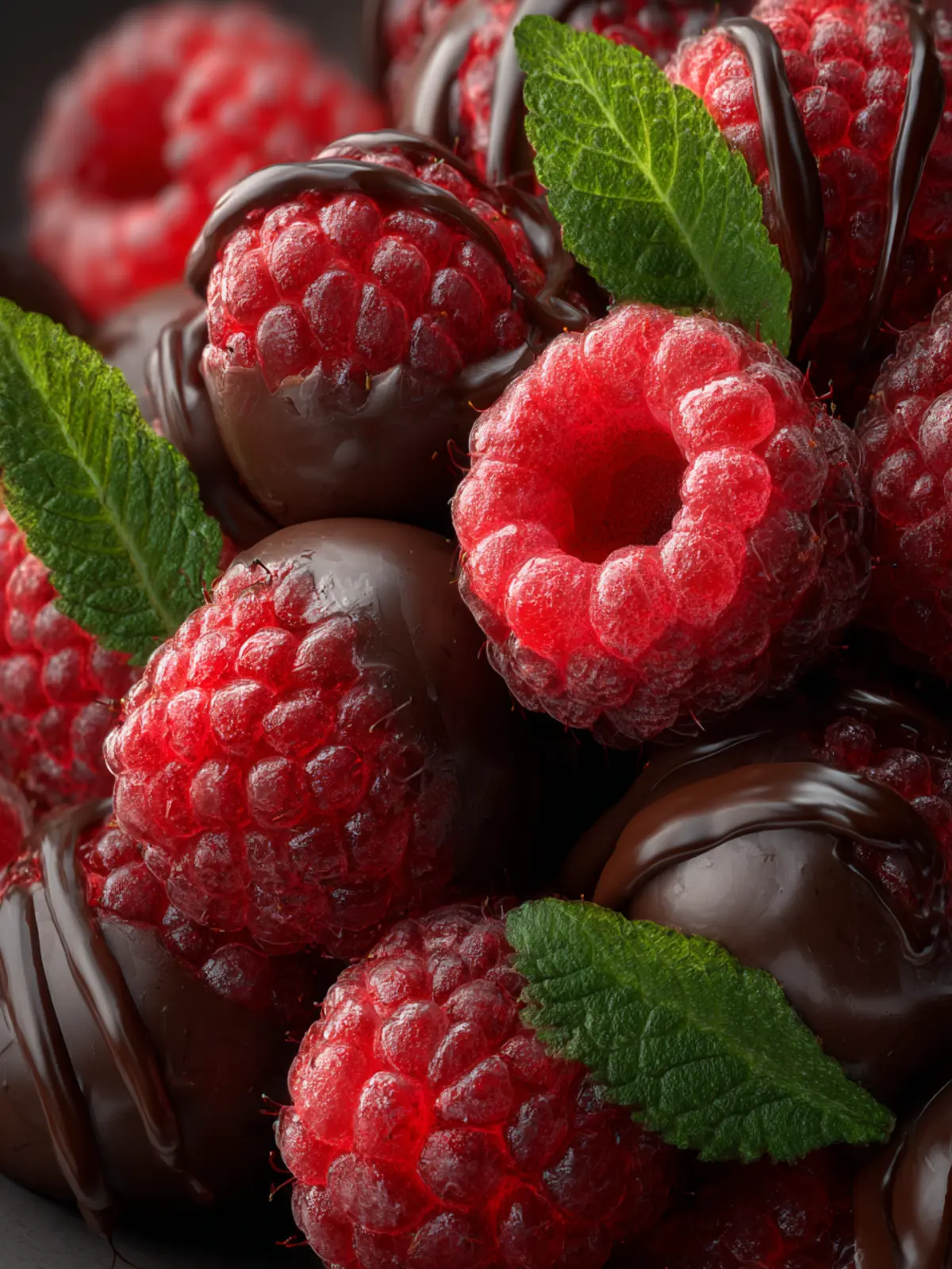 Chocolate Covered Raspberries First Image