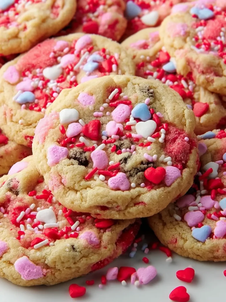Valentine Sprinkle M&M Cookies: Irresistible 8-Step Chewy Treat First Image