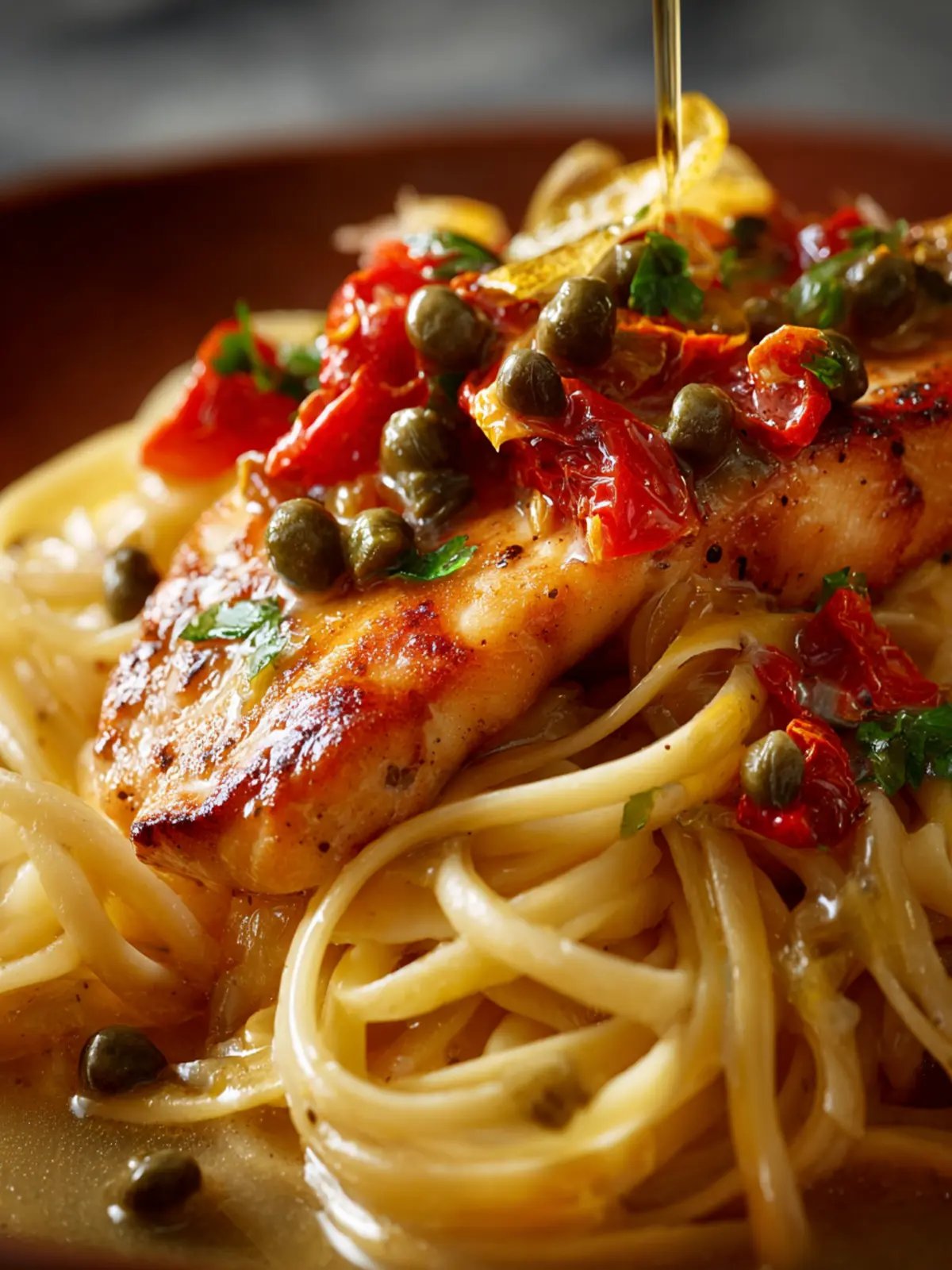 Irresistible Chicken Piccata Pasta Recipe in 30 Minutes First Image