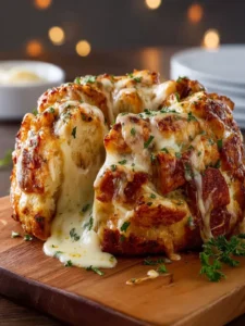 Chicken Alfredo Monkey Bread First Image