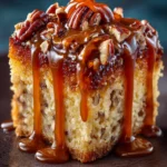Butter Pecan Praline Poke Cake First Image