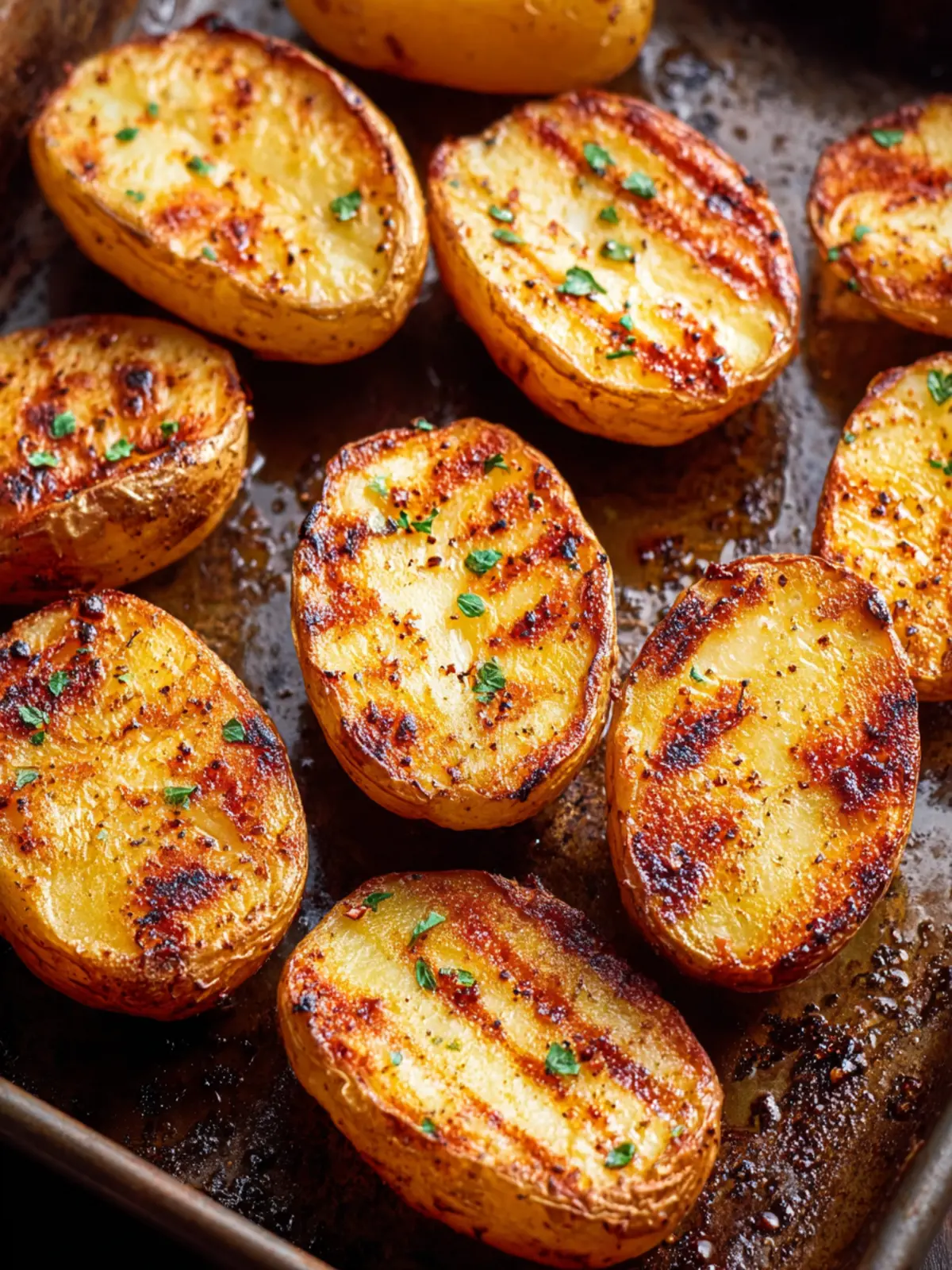 Best Easy Sheet Pan Scored Potatoes for Perfect Flavor First Image
