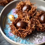 No Bake Chocolate Coconut Nests – Easy Treat First Image