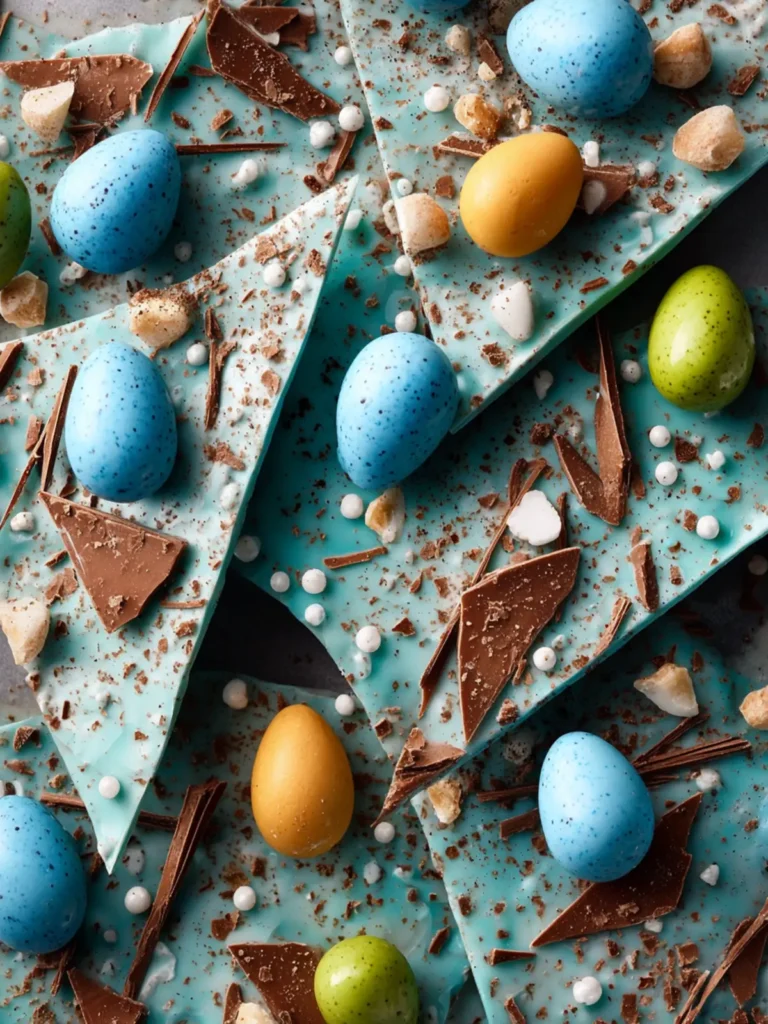 Robin Egg Easter Bark: Irresistible No-Bake Easter Candy in 6 Steps First Image