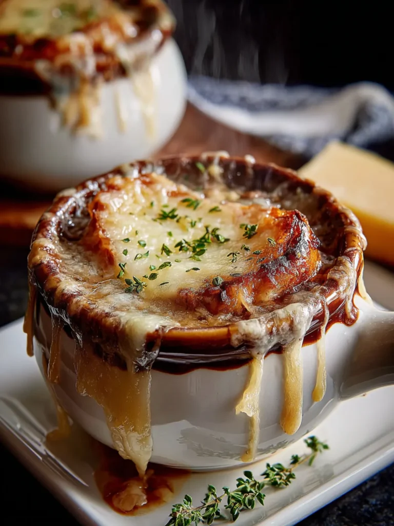 Classic French Onion Soup Recipe with Gruyère First Image