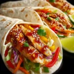 Sweet Chili Chicken Wraps Recipe First Image
