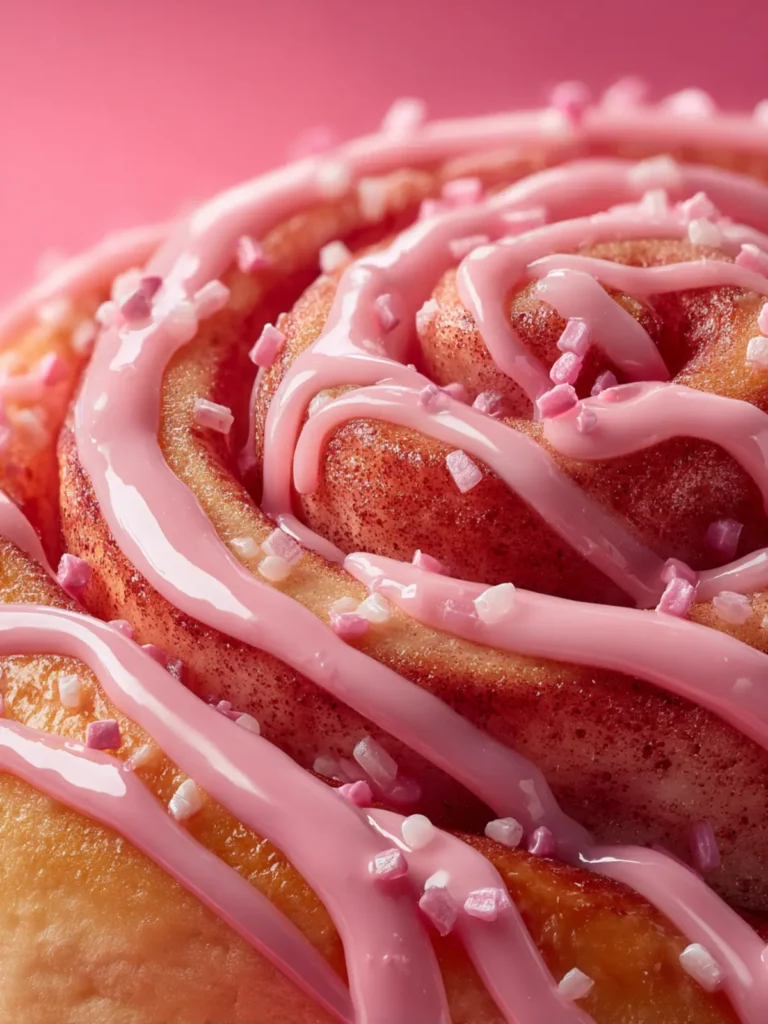 Best Pink Cinnamon Rolls First Image