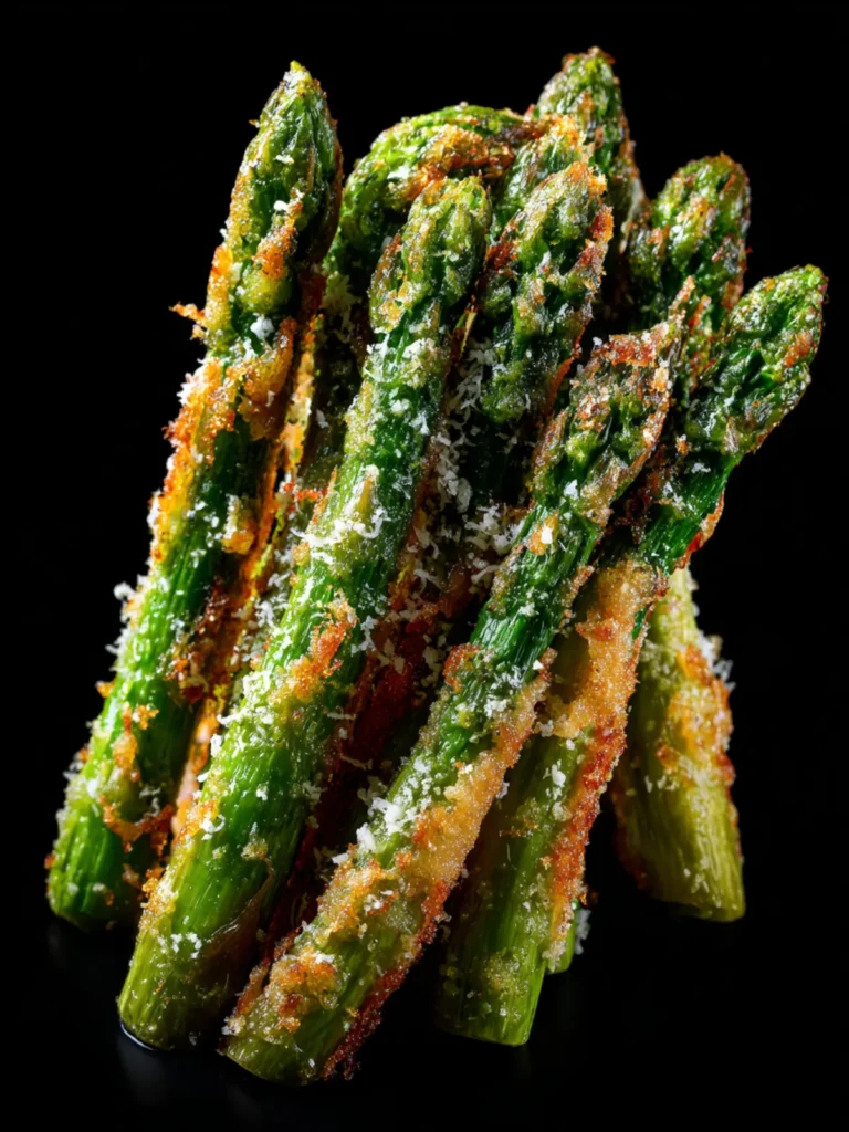 baked asparagus with parmesan cheese: Savory and Crispy D... First Image