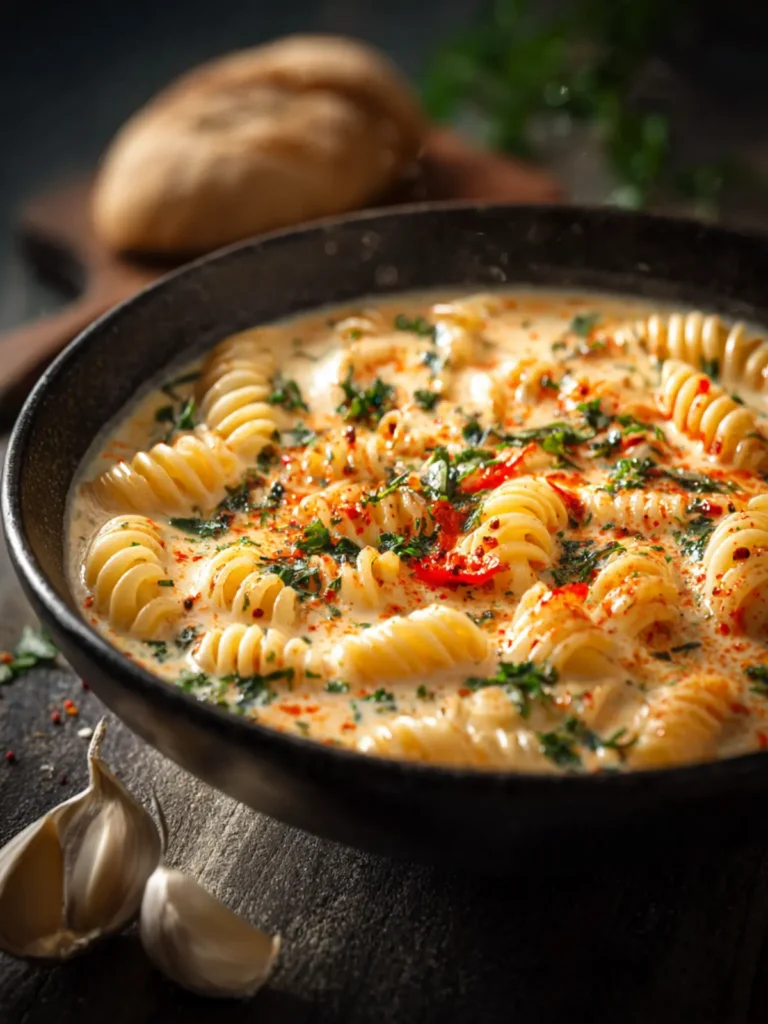 Creamy Parmesan Pasta Soup Recipe for Cozy Nights First Image