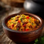 One Pot Mexican Beef and Rice Casserole First Image