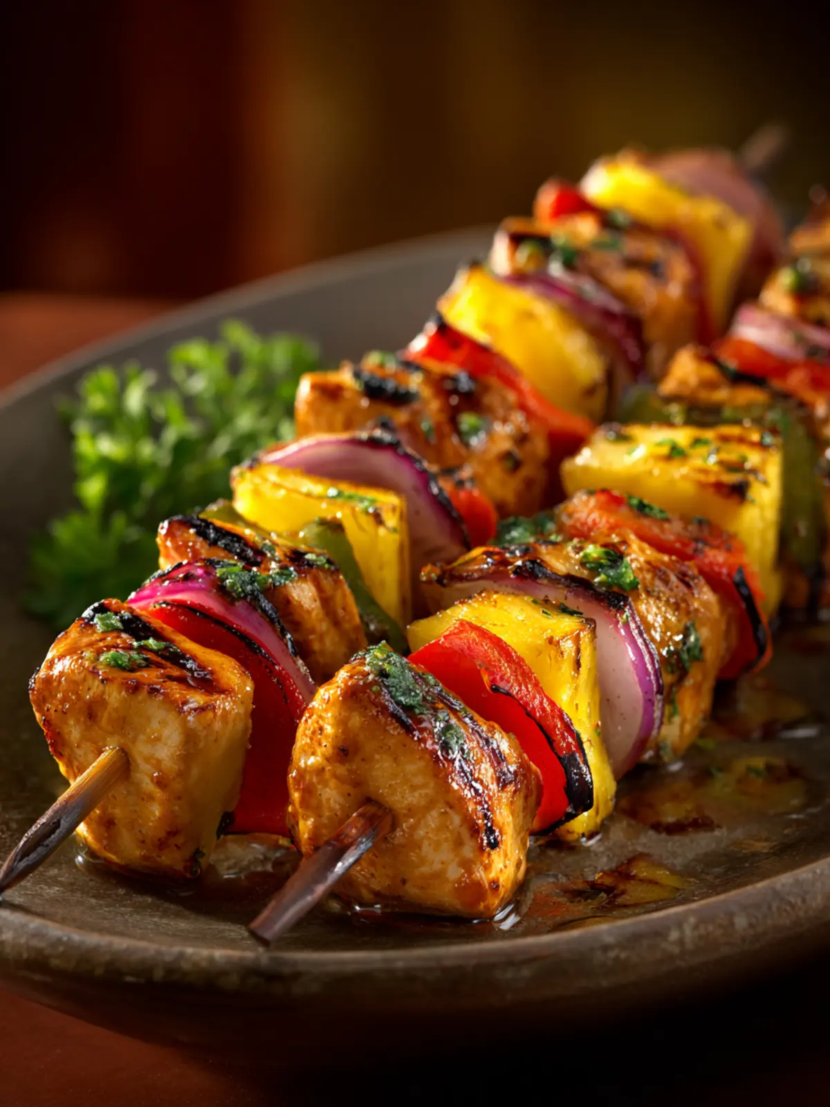 Hawaiian Chicken Kabobs: Juicy Skewers for Summer Bliss