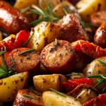 Sheet Pan Sausage and Potatoes First Image