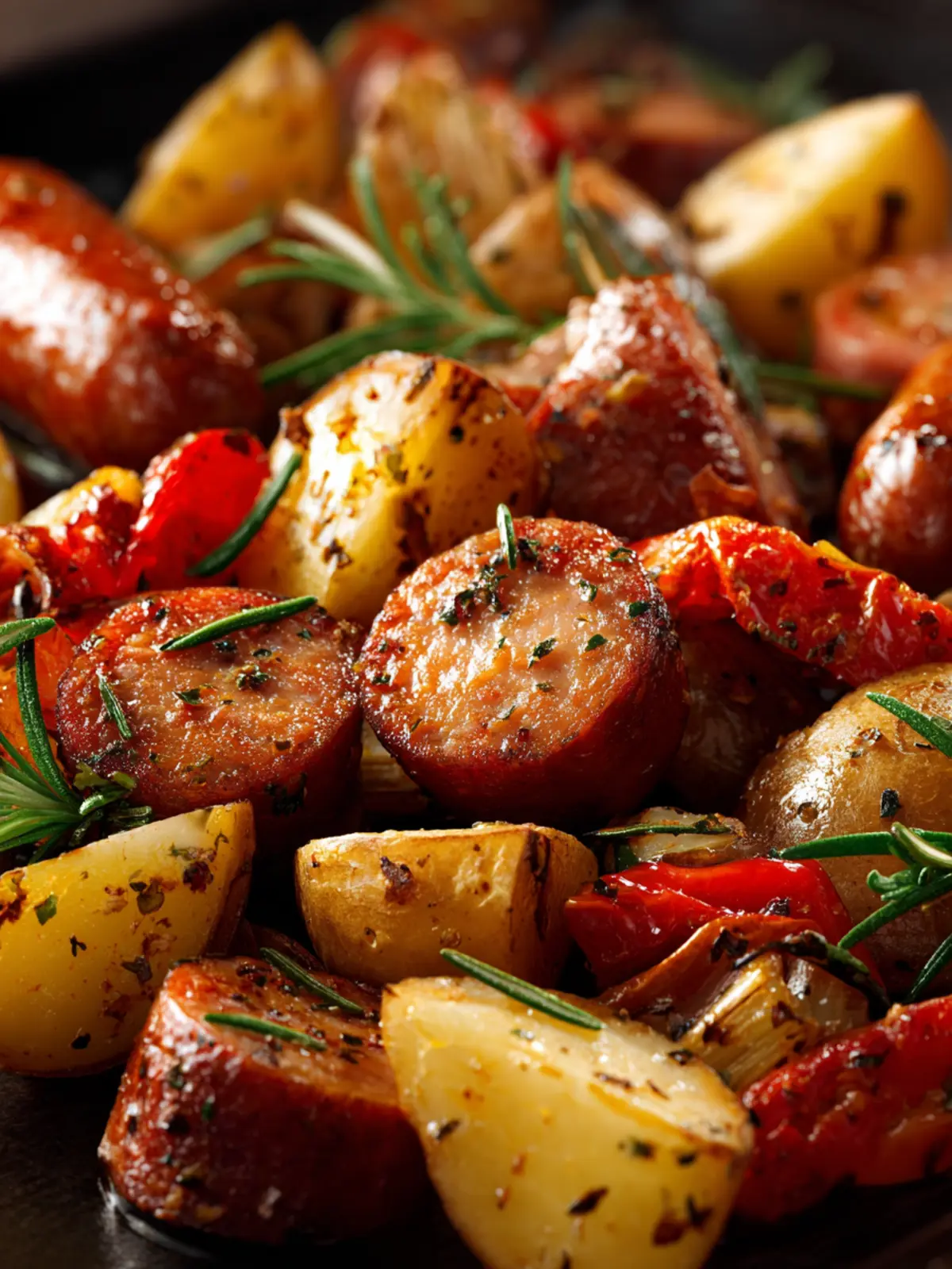 Sheet Pan Sausage and Potatoes First Image