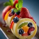 Creamy Fruit Salad Rollups First Image