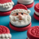 No Bake Santa Oreos Holiday Cookies First Image