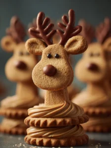 Peanut Butter Reindeer Cookies First Image