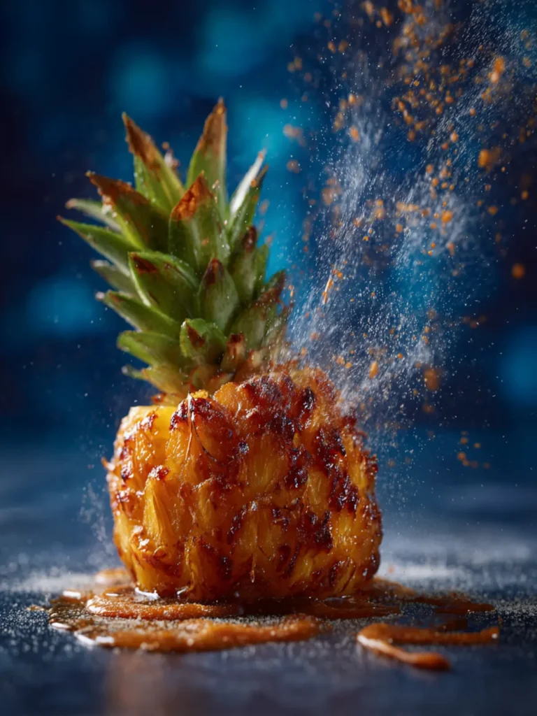 Fried Pineapple Recipe – Easy Caramelized Pineapple Dessert First Image
