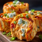 Crispy Buffalo Chicken Dip Pinwheels: Flavor Explosion First Image