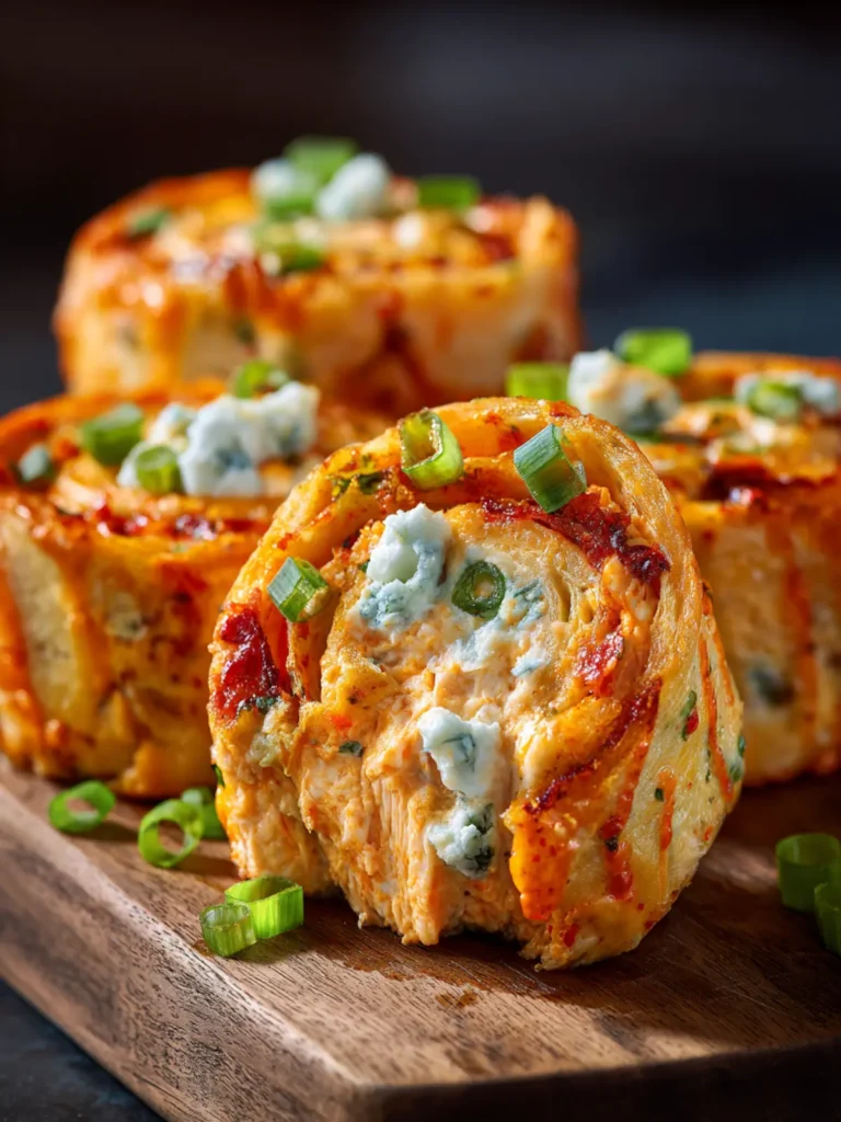 Crispy Buffalo Chicken Dip Pinwheels: Flavor Explosion First Image