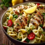 Lemon Herb Chicken Pasta Salad: Easy Summer Meal Prep! First Image